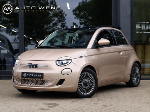 Fiat 500 Icon 42 kWh Cabrio | Rose Gold | 320KM rijbereik (WLTP)
