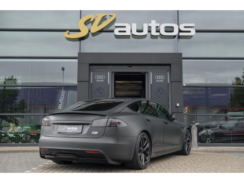 Tesla Model S Plaid + 1020pk Yoke stuur FSD *BTW* Panoramadak Full Self Drive NLauto 21' LMV