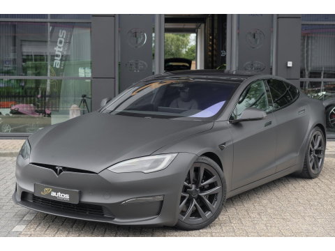 Tesla Model S Plaid + 1020pk Yoke stuur FSD *BTW* Panoramadak Full Self Drive NLauto 21' LMV