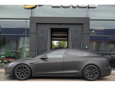 Tesla Model S Plaid + 1020pk Yoke stuur FSD *BTW* Panoramadak Full Self Drive NLauto 21' LMV