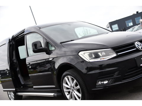 Volkswagen Caddy 2.0 TDI L2H1 Maxi Highline Cruise, Leder, LED,  Automaat, multimedia, 150pk, NAVI, Trekhaak, Sensoren, Voorruit verwarming, Uniek!