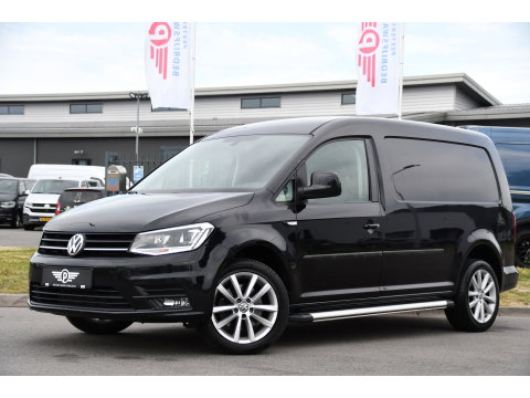 Volkswagen Caddy 2.0 TDI L2H1 Maxi Highline Cruise, Leder, LED,  Automaat, multimedia, 150pk, NAVI, Trekhaak, Sensoren, Voorruit verwarming, Uniek!