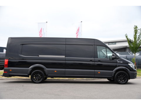 MAN TGE 3.180 35 2.0L5H3 Black Edition Camera, Adaptieve Cruise, Carplay, LED, Multimedia, 177pk, Automaat, Sensoren, Leder, Geveerde stoel, Trekhaak, Uniek!
