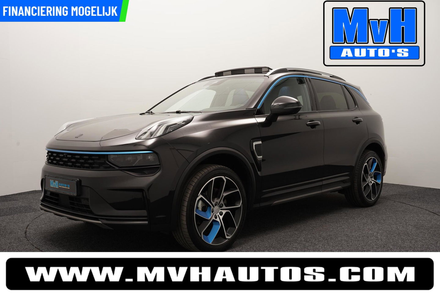 Lynk & Co 01 1.5 PHEV|ZWARTE.HEMEL|360ºCAM|PANO|262PK|SOH97%