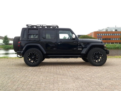 Jeep Wrangler 2.2D Sahara | GRIJS KENTEKEN | 4x4 | VOL OPTIES | TARGA DAK | DAKREK | LED