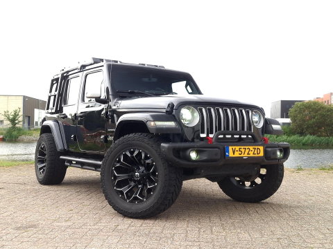 Jeep Wrangler 2.2D Sahara | GRIJS KENTEKEN | 4x4 | VOL OPTIES | TARGA DAK | DAKREK | LED