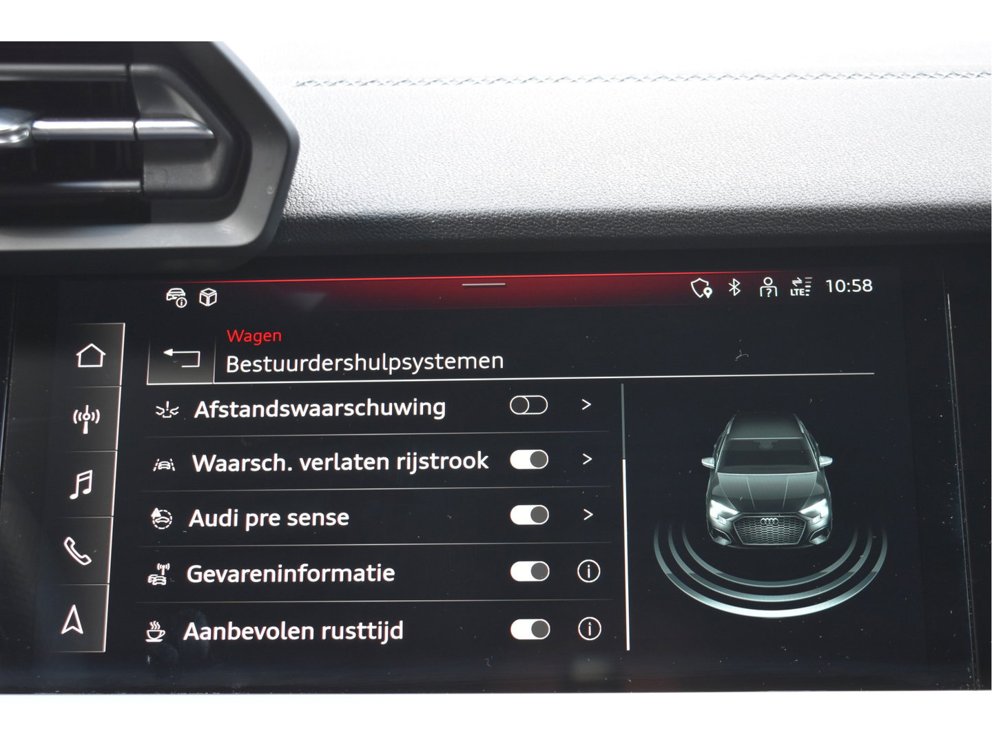 Audi A3 Sportback 35 TFSI edition one 3x S-Line 150pk | Stoelverwarming | Virtual Cockpit | Camera | Carplay/Android | Adapt.CC | Full LED