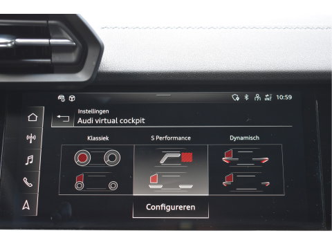 Audi A3 Sportback 35 TFSI edition one 3x S-Line 150pk | Stoelverwarming | Virtual Cockpit | Camera | Carplay/Android | Adapt.CC | Full LED