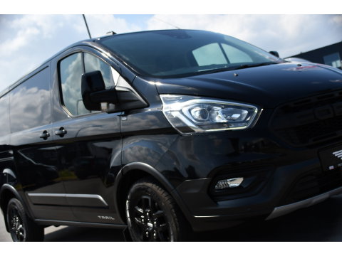 Ford Transit Custom 300 2.0 TDCI L1H1 Trail Camera, Cruise, Carplay, LED, Stoelverwarming, Leder, LM Velgen, 130pk, Mulitmedia, Sensoren, Uniek!