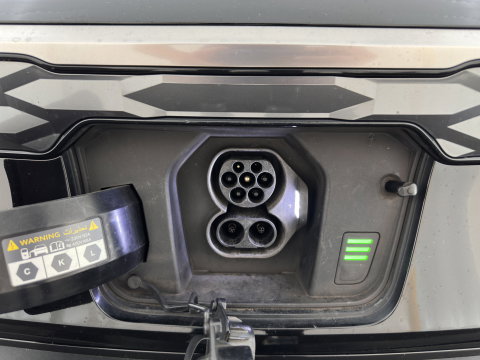 Kia Niro EV DynamicLine 64.8 kWh [3-Fase-11kW] {SoH-96%} (INCL-BTW) Aut. *LEATHER-FABRIC | ADAPTIVE-CRUISE | DIGI-COCKPIT | KEYLESS | CAMERA | DAB | COMFORTSEATS | SHIFTPADDLES | ECC | PDC | CARPLAY | AMBIENT-LIGHT | 17''ALU*