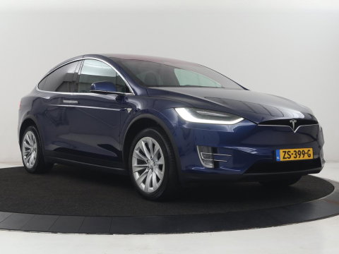Tesla Model X Long Range | SOH 86% | Panoramadak | Trekhaak | 360 Camera | Stoel & Stuurverwarming | Adaptive cruise | Navigatie | DAB+ | Bluetooth | Climate control | Self-driving | Sfeerverlichting