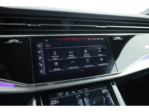 Audi Q8 60 TFSI e quattro Pro Line S Competition | Luchtvering | Pano | Matrix Led | AWD-besturing | Soft  Close | 22'' RS | 360cam | B&O | Adapt. Cruise | Memory