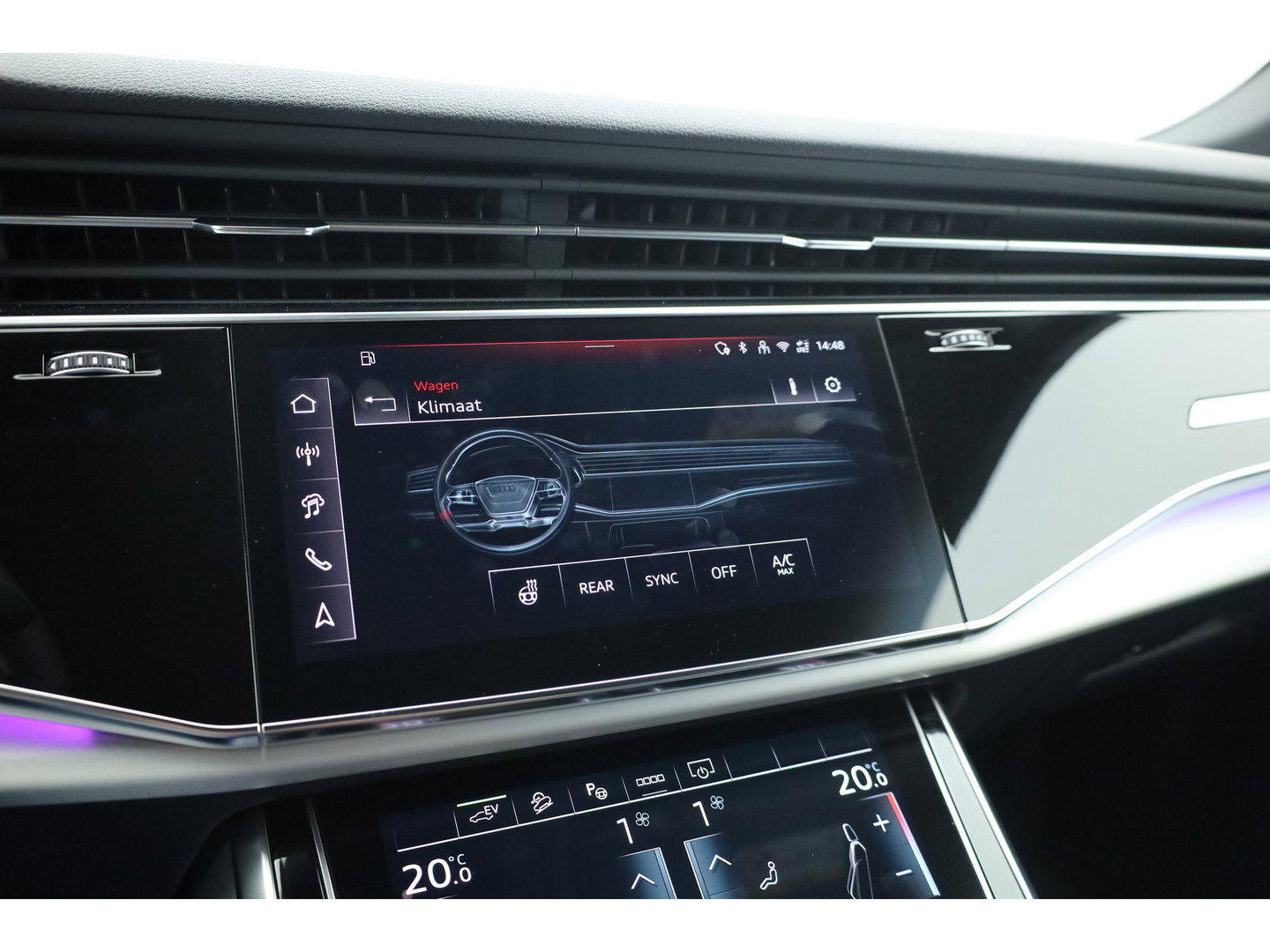 Audi Q8 60 TFSI e quattro Pro Line S Competition | Luchtvering | Pano | Matrix Led | AWD-besturing | Soft  Close | 22'' RS | 360cam | B&O | Adapt. Cruise | Memory