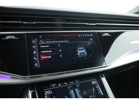 Audi Q8 60 TFSI e quattro Pro Line S Competition | Luchtvering | Pano | Matrix Led | AWD-besturing | Soft  Close | 22'' RS | 360cam | B&O | Adapt. Cruise | Memory