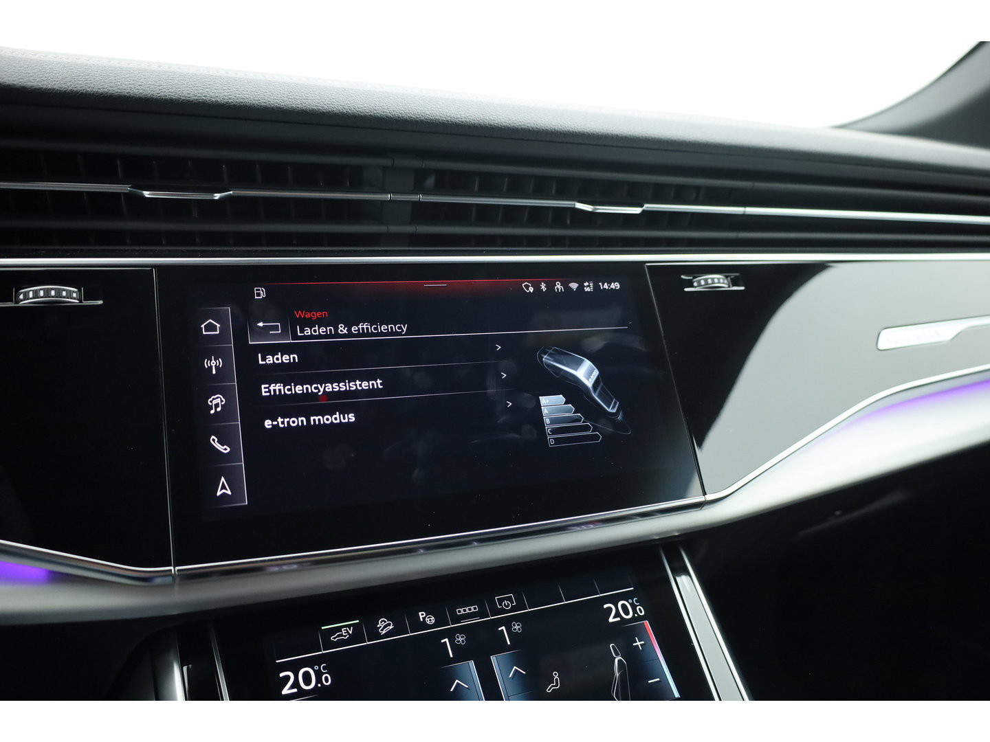 Audi Q8 60 TFSI e quattro Pro Line S Competition | Luchtvering | Pano | Matrix Led | AWD-besturing | Soft  Close | 22'' RS | 360cam | B&O | Adapt. Cruise | Memory