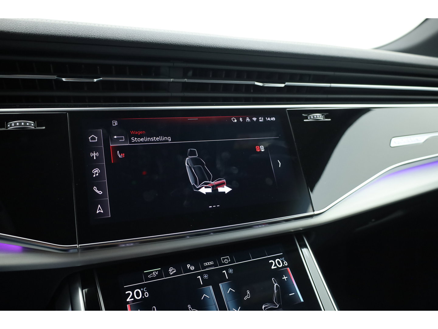 Audi Q8 60 TFSI e quattro Pro Line S Competition | Luchtvering | Pano | Matrix Led | AWD-besturing | Soft  Close | 22'' RS | 360cam | B&O | Adapt. Cruise | Memory