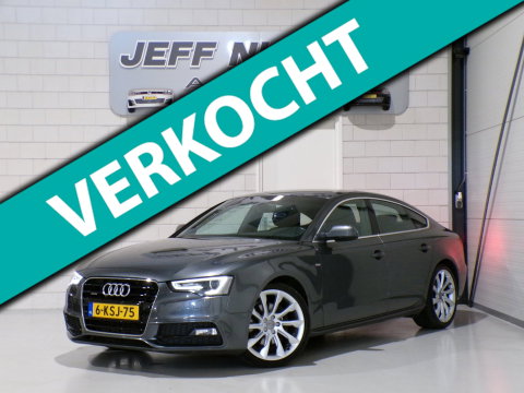 Audi A5 Sportback 2.0 TFSI Quattro 2X S-Line "Origineel NL!" Automaat! Xenon-LED Leer 19"Velgen Navigatie Bluetooth Parkeersenoren