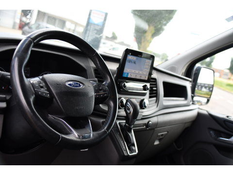 Ford Transit Custom 300 2.0 TDCI L2H1 Black Edition MARGE, Cruise, Carplay, LED, Sensoren, 130pk, Automaat, Multimedia, Sensoren, Uniek!