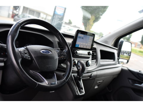 Ford Transit Custom 300 2.0 TDCI L2H1 Black Edition MARGE, Cruise, Carplay, LED, Sensoren, 130pk, Automaat, Multimedia, Sensoren, Uniek!