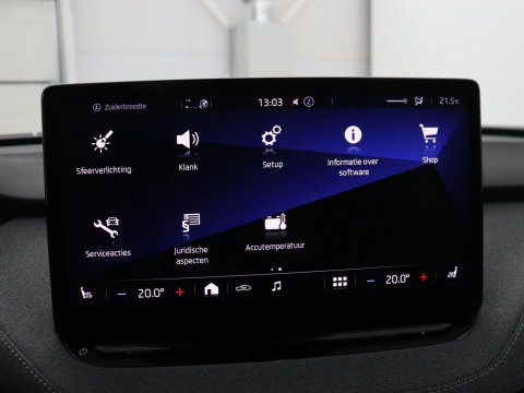 Škoda Enyaq iV 60 | SOH 92.1% | Trekhaak | Stuur/stoel verwarming | Half Leder | Cruise control | Camera | Carplay | Standkachel | Sfeerverlichting | 21''