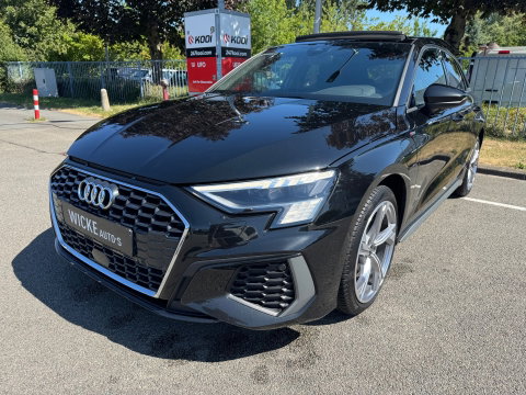 Audi A3 Sportback 40 TFSI e 3X S Line Pano Leder Massage Elektr stoelen