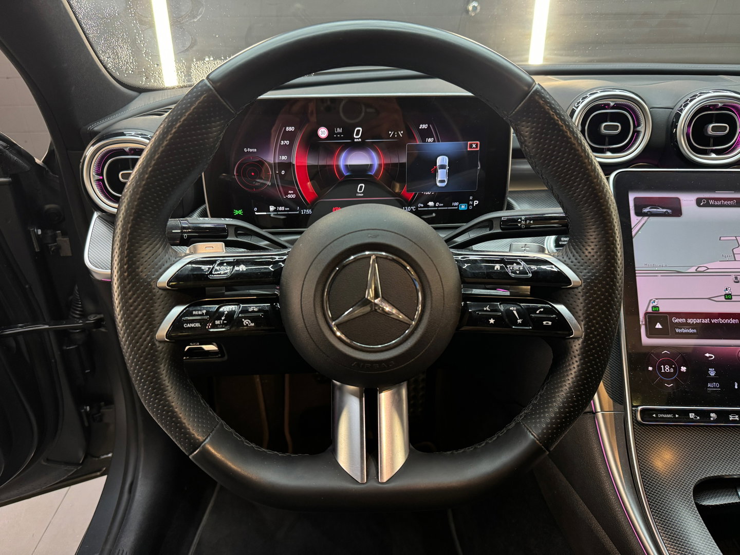 Mercedes-Benz C-Klasse 300 e AMG Pano|Memory|Burm|Trekhaak