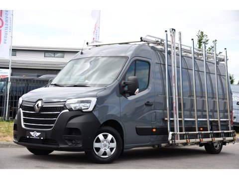 Renault Master T35 2.3 dCi 150 L3H2 Edition Glasresteel! Camera, Cruise, LED, Automaat, 150pk, multimedia, Leder, Trekhaak, Sensoren, Uniek! Glaswagen, Imperiaal, Glas resteel, Glas, Bouw