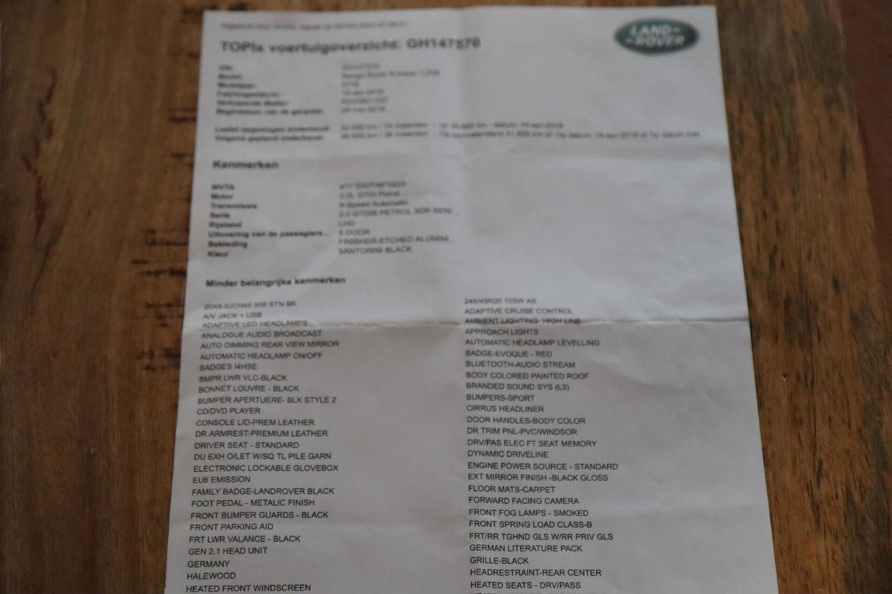 Land Rover Range Rover Evoque