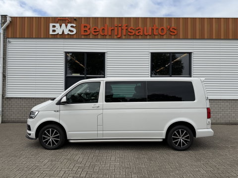 Volkswagen Transporter 2.0 TDI 150pk DSG automaat L2H1 DC 5 persoons Highline / vaste prijs rijklaar € 32.950 ex btw / lease vanaf € 538 / leer / cruise / airco / trekhaak 2500 kg / navigatie / euro 6 / bpm vrij !