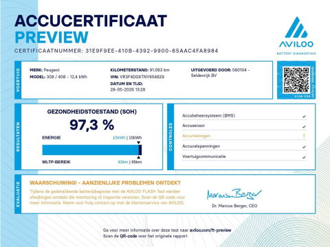 Peugeot 308 SW 1.6 HYbrid 180 Allure Pack Business | SOH 97.3% | Trekhaak | 360 camera | Adaptive cruise | Carplay | Climate control | Virtual |