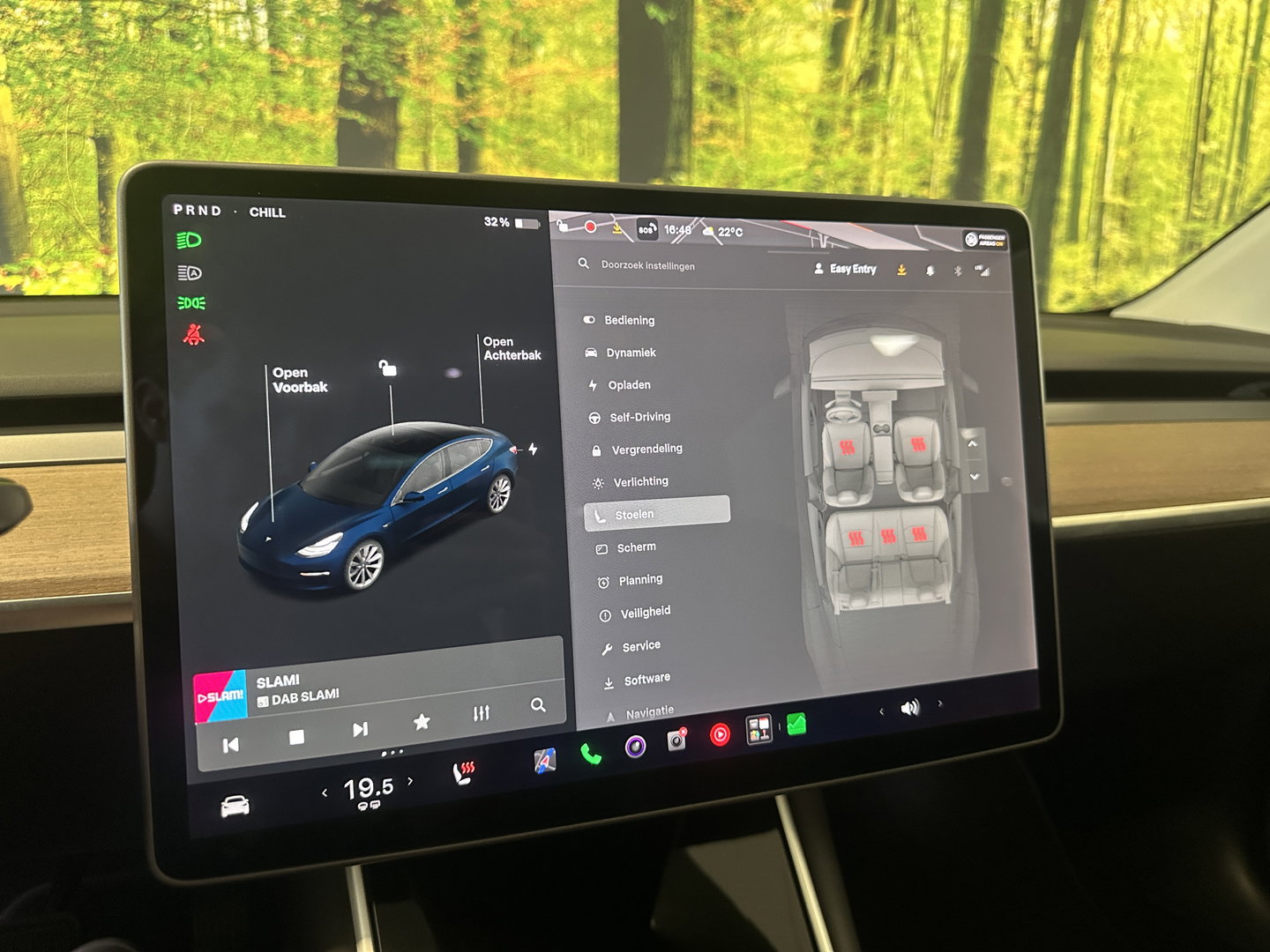 Tesla Model 3 Long Range AWD 75 kWh | 351 PK! | Origineel Nederlands | Leder | Autopilot | Premium Audio | Panoramadak | Elektrische Stoelen |  Stoelverwarming | Achterbankverwarming |