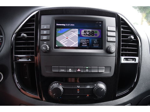Mercedes-Benz Vito 116 CDI L2 Black Edition Cruise, Carplay, LED, 164pk, Sensoren, Multimedia, Automaat, NAVI, Uniek!