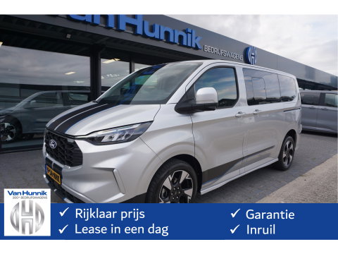 Ford Transit Custom 320S 170PK DC Sport AUT BPM VRIJ Demo!! Navi, ACC, 360° Cam, 19" LM, Elek. Schuifdeur!! NR. ART01*