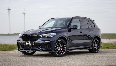 BMW X5 xDrive45e High Executive SKY LOUNGE / LASER / 4 WIELSTURING / DIMAND POOK / LEDER / MAXTON / M PAKKET