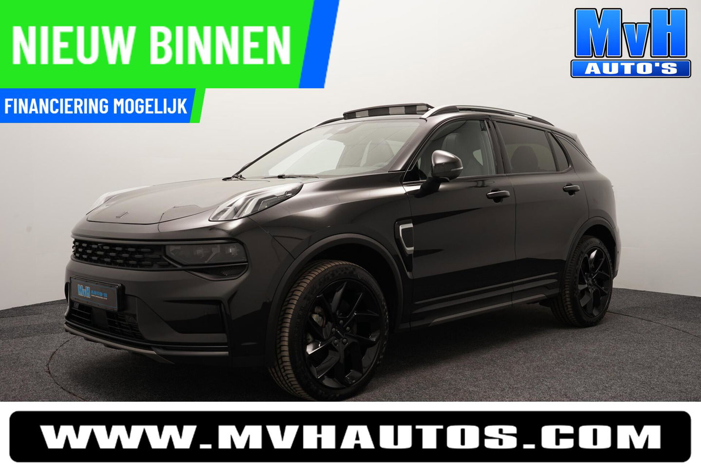 Lynk & Co 01 1.5 PHEV|FULL BLACK XL|ZWARTE.HEMEL|LEER|PANO