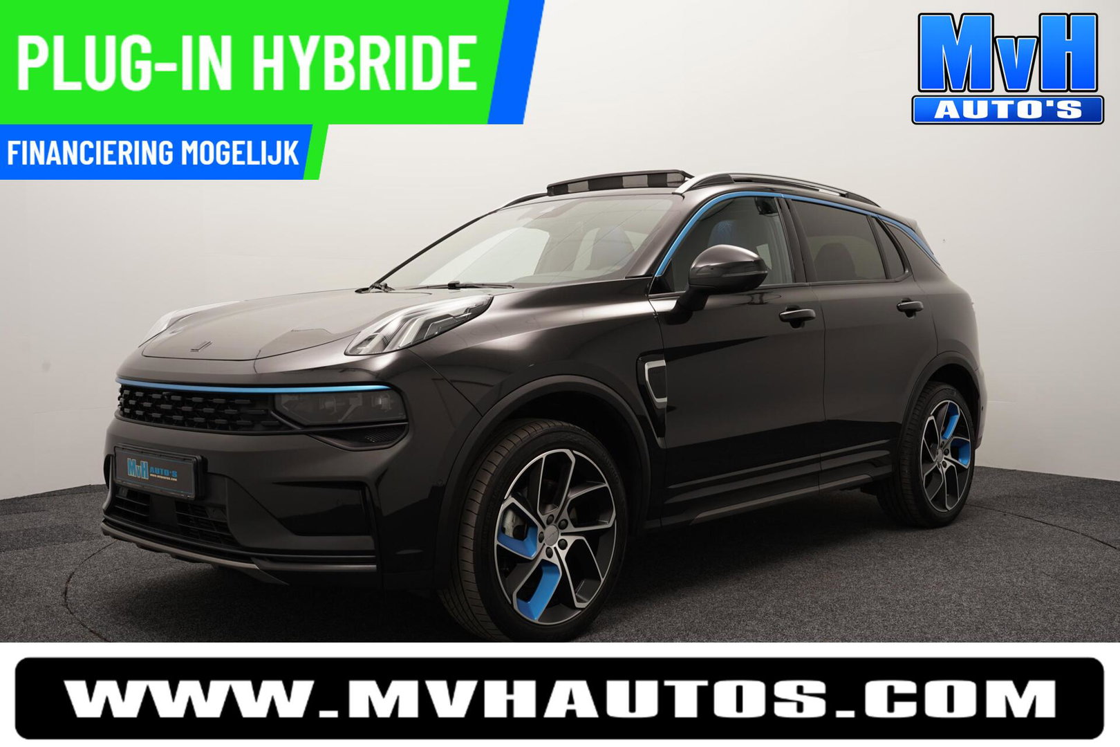Lynk & Co 01 1.5 PHEV|ZWARTE.HEMEL|360ºCAM|PANO|262PK|SOH97%
