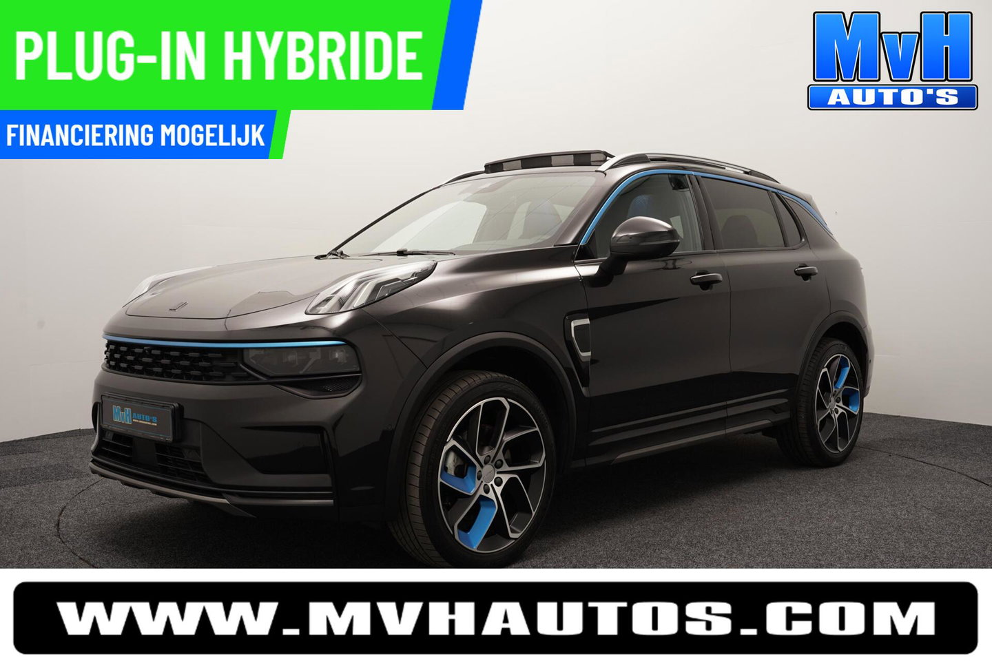 Lynk & Co 01 1.5 PHEV|ZWARTE.HEMEL|360ºCAM|PANO|262PK|SOH97%