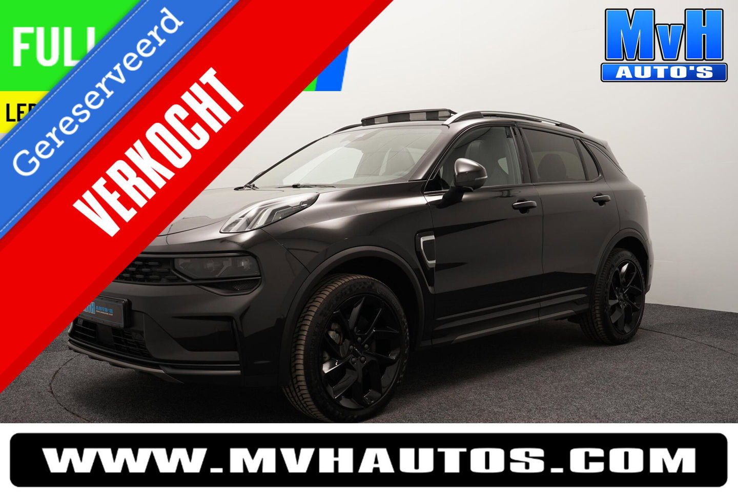 Lynk & Co 01 1.5 PHEV|FULL BLACK XL|LEER|ZWARTE.HEMEL|SOH97%