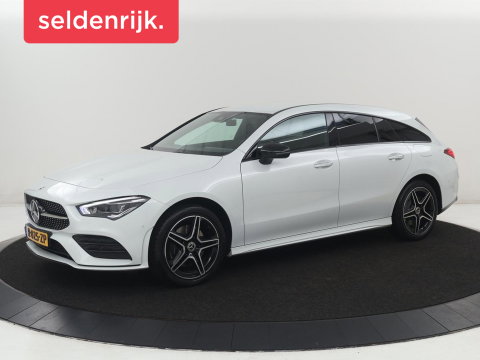 Mercedes-Benz CLA-Klasse Shooting Brake 250 e AMG Line | SOH 92.9% | Trekhaak | Leder | Camera | Carplay | Park assist | Cruise control | Sfeerverlichting | Stoelverwarming | Full LED | Climate control |