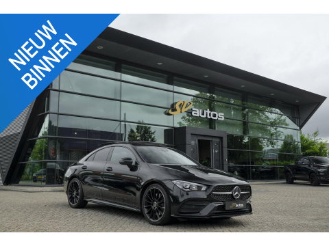 Mercedes-Benz CLA-Klasse CLA250 AMG 224pk Panoramadak Night pakket Widescreen Sfeerverlichting 19" LMV