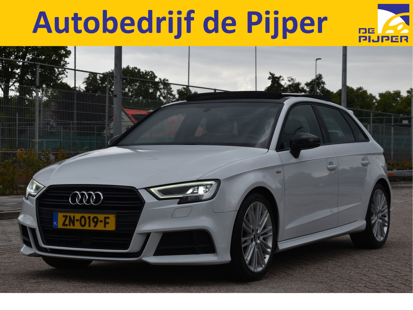 Audi A3 Sportback 1.5 TFSI CoD Sport S Line Edition 150 pk | NL-Auto | Open dak | Carplay | Adapt.Cruise Control | Navi | Full LED | Onderh.historie