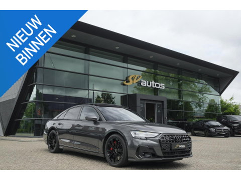 Audi A8 60 TFSIe 462pk S-Line Quattro Panoramdak *BTW* B&O 3d 4-Wielsturing RS stoelen Luchtvering Massage Stoelkoeling