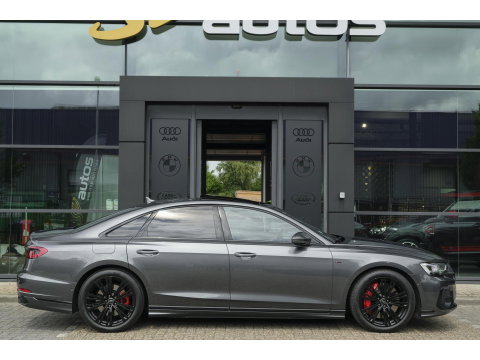 Audi A8 60 TFSIe 462pk S-Line Quattro Panoramdak *BTW* B&O 3d 4-Wielsturing RS stoelen Luchtvering Massage Stoelkoeling