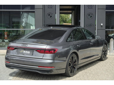 Audi A8 60 TFSIe 462pk S-Line Quattro Panoramdak *BTW* B&O 3d 4-Wielsturing RS stoelen Luchtvering Massage Stoelkoeling