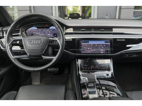 Audi A8 60 TFSIe 462pk S-Line Quattro Panoramdak *BTW* B&O 3d 4-Wielsturing RS stoelen Luchtvering Massage Stoelkoeling