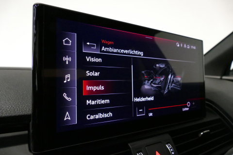Audi Q5 Sportback 50 TFSI e S edition Competition / S-Line / SQ5 Diffuser / Maxton Design Bodykit V.2 / Panoramadak / Matrix LED / Rondomzichtcamera / Ambienteverlichting / Apple Carplay - Android Auto / Stoelverwarming / Audi Sound System / Dodehoek detectie / A