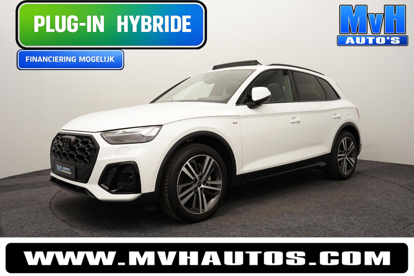 Audi Q5 50 TFSI e S Ed.|LUCHTVERING|RS-ZETELS|MATRIX|PANO|SOH86%