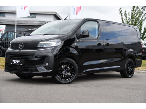 Opel Vivaro 2.2 BlueHDI L3 DC Black Edition FULL OPTIONS! Adaptieve Cruise, Camera, Virtual, 2 x Schuifdeur, Leder, Stuur/Stoel verwarming, 180pk, Automaat, LED, Uniek!