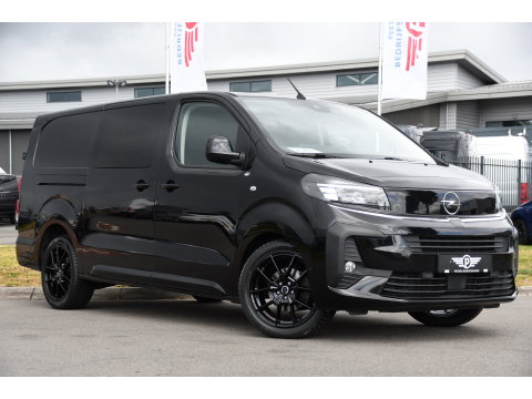 Opel Vivaro 2.2 BlueHDI L3 DC Black Edition FULL OPTIONS! Adaptieve Cruise, Camera, Virtual, 2 x Schuifdeur, Leder, Stuur/Stoel verwarming, 180pk, Automaat, LED, Uniek!