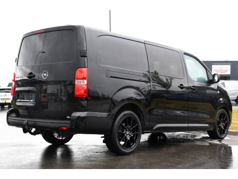 Opel Vivaro 2.2 BlueHDI L3 DC Black Edition FULL OPTIONS! Adaptieve Cruise, Camera, Virtual, 2 x Schuifdeur, Leder, Stuur/Stoel verwarming, 180pk, Automaat, LED, Uniek!